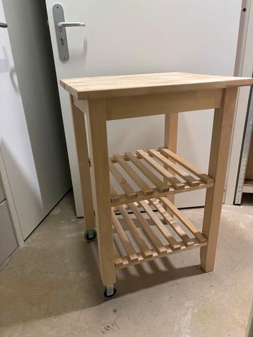 IKEA BEKVÄM Roltafel - Houten Keukentrolley beschikbaar voor biedingen