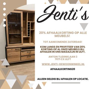 Grote afhaalactie zaterdag 9 augustus , 20% extra korting ! beschikbaar voor biedingen