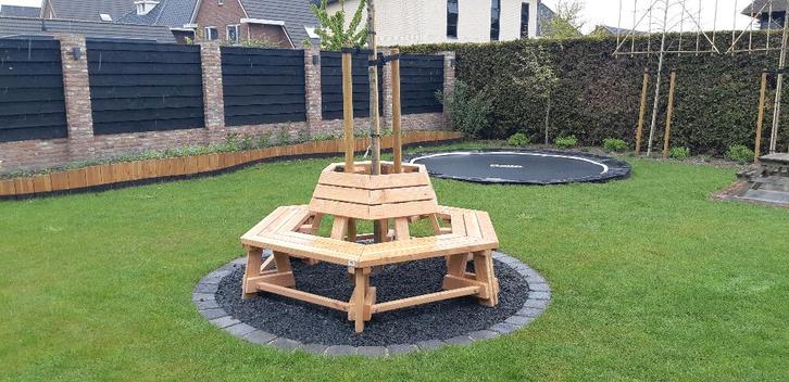 slechts enkele op voorraad boombank tuinbank om boom, Tuin en Terras, Tuinbanken, Nieuw, Hout, Ophalen