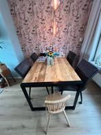 Complete Eethoek met Tafel en Stoelen, Ophalen of Verzenden, Zo goed als nieuw