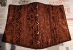 korset polyester jacquard,verstelbaar, baleinen, koffie M/L, Bruin, Maat 42/44 (L), Nieuw, Ophalen of Verzenden