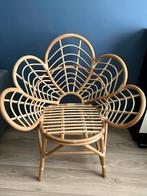 Rotan / Rieten Bali Boho Lotus kuipstoel stoel, Ophalen, Gebruikt, Rotan