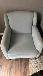 Mooie lichtblauwe stoel van koekoek, Huis en Inrichting, Gebruikt, Eenpersoons, Klassiek, Ophalen of Verzenden