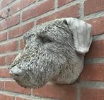 Betonnen Hondenkop Tuinbeeld, Ophalen, Gebruikt, Beton, Dierenbeeld