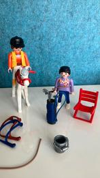 Playmobil vrouw met paard, tennis en golf spullen, Ophalen of Verzenden, Gebruikt, Los playmobil