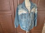 Super leuke oversized spijkerjas Flam mode maat S/M, Kleding | Dames, Blauw, Ophalen of Verzenden, Zo goed als nieuw, Maat 36 (S)