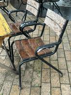 Gezocht: Satelliet Girola teak terrasstoelen, Ophalen, Gebruikt, Teakhout