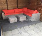 Steigerhout Loungebank Hoekbank Tuinbank Tuinset Loungeset, Steigerhout, Nieuw, Ophalen of Verzenden, Eettafel