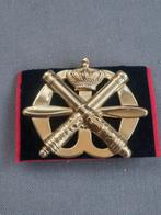 Baretembleem korps luchtdoelartillerie (natosluiting), Ophalen of Verzenden, Landmacht, Nederland, Embleem of Badge