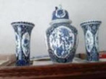 Gebr Boch delftsblauw kaststel 3 delig beschikbaar voor biedingen