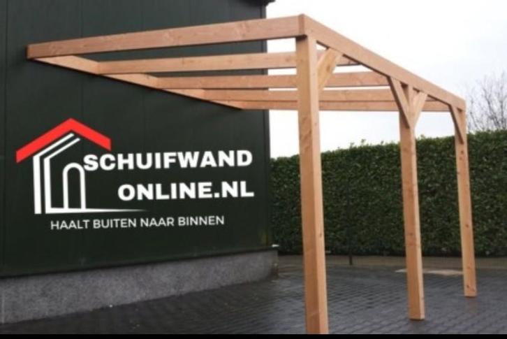Overkappingen, buitenverblijven van hout en aluminium., Tuin en Terras, Overkappingen, Nieuw, Veranda, Ophalen