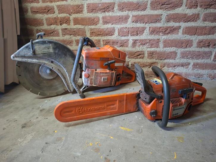 Husqvarna ketting en motorzaag, Tuin en Terras, Hand-tuingereedschap, Gebruikt, Overige soorten, Ophalen of Verzenden