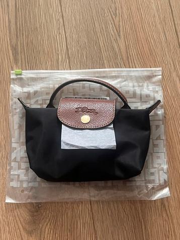Longchamp mini tas beige en zwart nieuw  beschikbaar voor biedingen