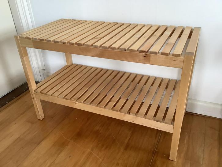 IKEA Molger badkamer bankje /schoenenkast ragrund, Huis en Inrichting, Kasten | Schoenenkasten, Gebruikt, Ophalen
