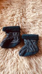 Wol gevoerde leren slofjes, Ophalen of Verzenden, Zo goed als nieuw, Jongetje of Meisje, Schoentjes