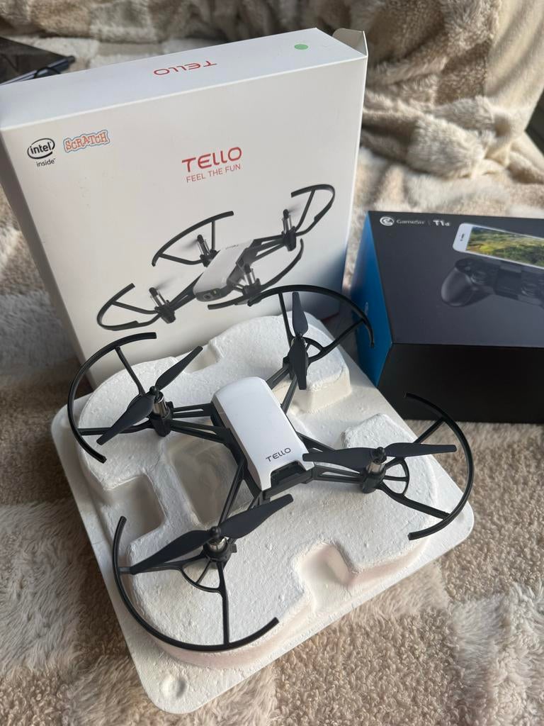 Tello Drone met GameSir T1d Controller - Perfecte Starter Dr, Audio, Tv en Foto, Drones, Zo goed als nieuw, Ophalen of Verzenden