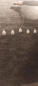 hanglamp, Huis en Inrichting, Lampen | Hanglampen, Ophalen, Gebruikt, Glas, Minder dan 50 cm