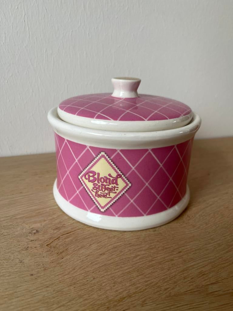 Blond Amsterdam Suikerpot Roze Ruit, Ophalen of Verzenden, Zo goed als nieuw, Nvt, Nvt