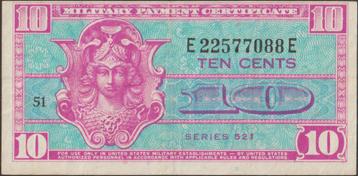 U.S.A. 10 cents ND(1954-1958) VF p.M30 (# 792) beschikbaar voor biedingen