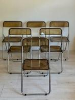 Vintage space age klapstoelen Castelli stijl jaren 70, Ophalen, Kunststof, Zo goed als nieuw, Nvt
