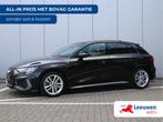 Audi A3 Sportback 35 TFSI S-Line | Navigatie | ACC | Stoelve, Auto's, Audi, Stof, 4 cilinders, Zwart, Bedrijf