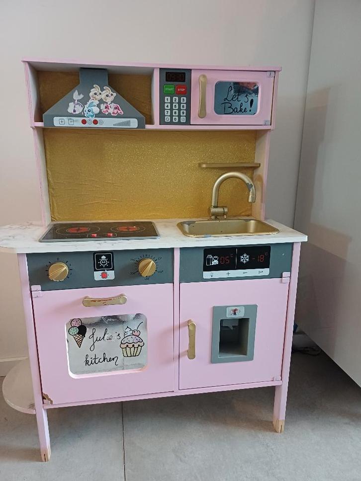 Speelgoed keuken, Kinderen en Baby's, Speelgoed | Speelkeukens, Gebruikt, Speelkeuken, Hout, Ophalen