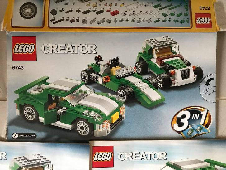 Lego Creator 6743 - Street Speeder 3-in-1 compleet in doos, Kinderen en Baby's, Speelgoed | Duplo en Lego, Gebruikt, Lego, Complete set