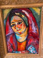 Jawlenski Alexej von, de rode sluier 30 x 40 cm repro, Antiek en Kunst, Ophalen of Verzenden