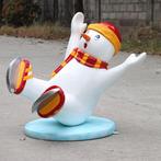 Skating Snowman Family – Sneeuwpop 98 x 80 x 95 cm, Diversen, Kerst, Ophalen, HorecaBeelden, Nieuw, HorecaBeelden
