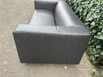 2x Zwarte Klippan Bank - Leatherlook - Goede Staat., Huis en Inrichting, Banken | Bankstellen, Ophalen, Kunststof, Gebruikt, 150 tot 200 cm