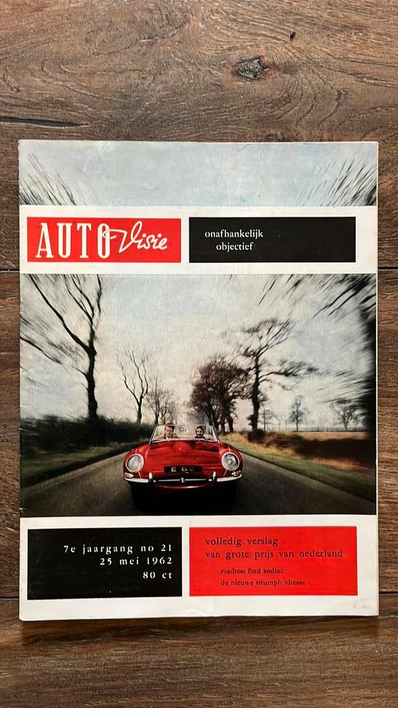 AutoVisie 1962: Daimler Dart, Ford Zodiac (test), Boeken, Auto's | Folders en Tijdschriften, Gelezen, Algemeen, Ophalen of Verzenden
