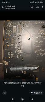 Komputer grafische kaart GeForce GTX 1070 Armor 8g, Computers en Software, Videokaarten, Ophalen