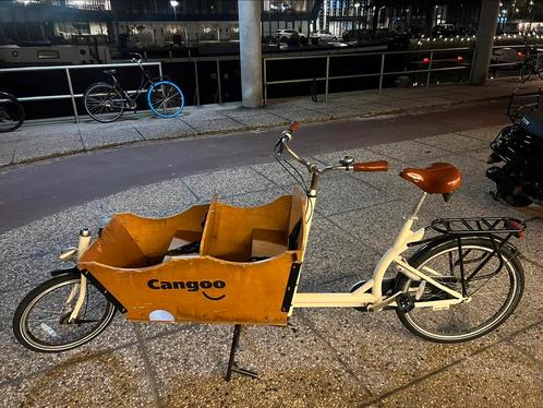 Cangoo twee wiel bakfiets, Fietsen en Brommers, Fietsen | Bakfietsen, Gebruikt, Overige merken, Ophalen