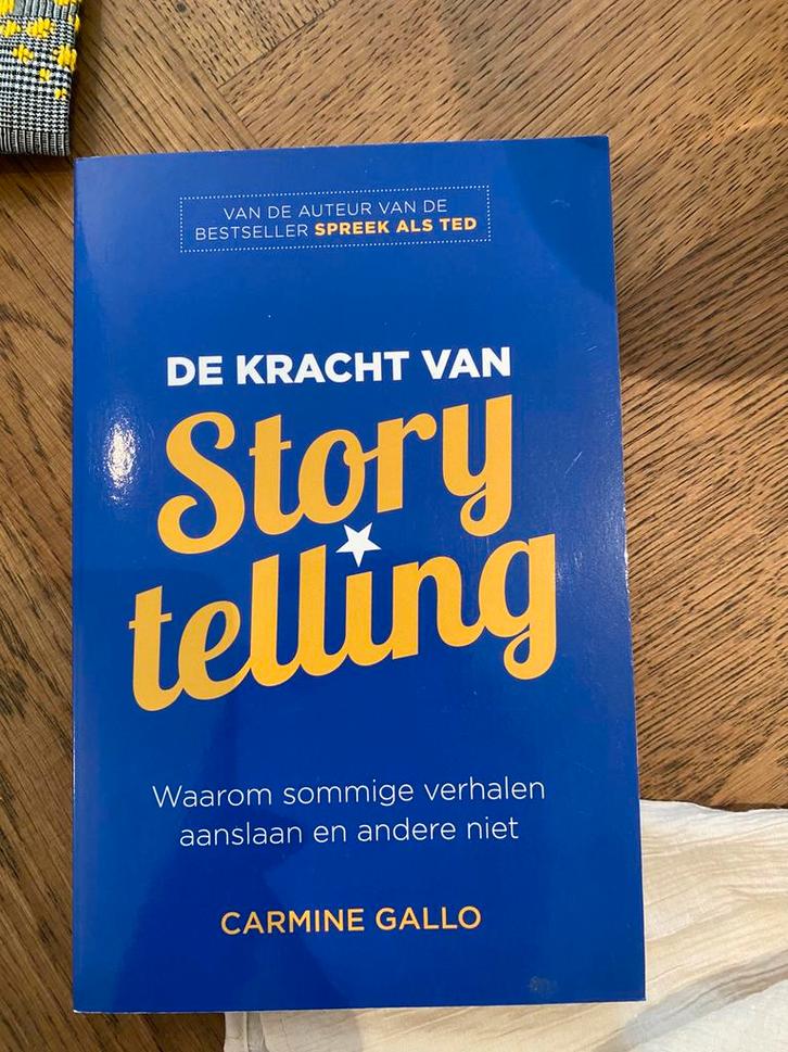Carmine Gallo - De kracht van storytelling, Boeken, Wetenschap, Zo goed als nieuw, Ophalen of Verzenden