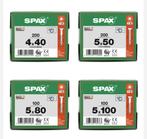 Nieuwe SPAX schroeven in diverse maten., Doe-het-zelf en Verbouw, Ophalen of Verzenden, Zo goed als nieuw, Minder dan 50 mm, Overige typen