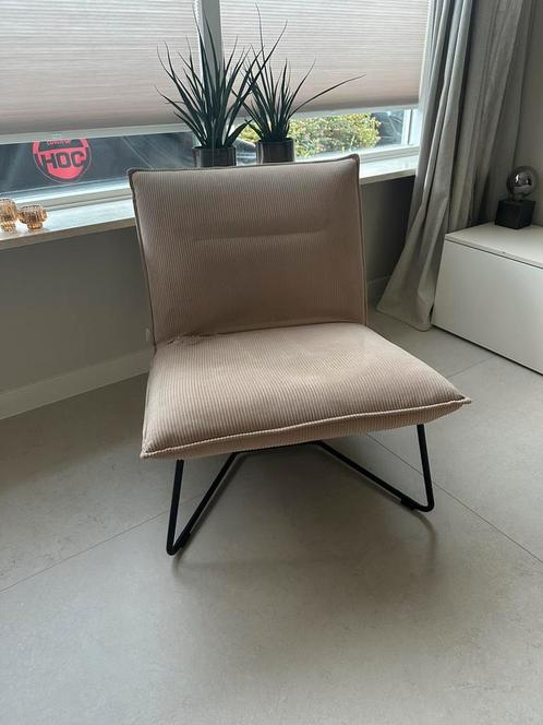 Fauteuil opknapper, Huis en Inrichting, Stoelen, Gebruikt, Stof, Bruin, Ophalen