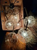 Vintage Doria Hanglamp, Huis en Inrichting, Ophalen of Verzenden, Zo goed als nieuw, Glas
