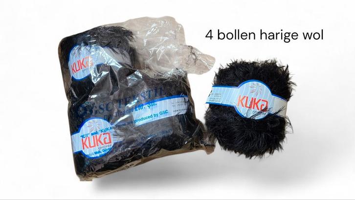Klika 4x supersoft fur bollen wol, Hobby en Vrije tijd, Breien en Haken, Nieuw, Breien of Haken, Wol of Garen, Ophalen of Verzenden