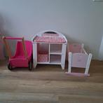 Poppen kinderwagen, commode en bedje, Kinderen en Baby's, Ophalen, Gebruikt, Babypop