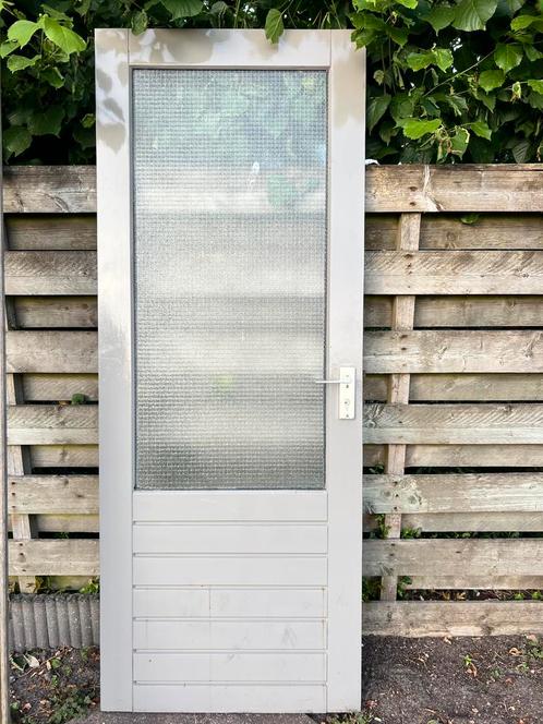 Schuur / garagedeur, Doe-het-zelf en Verbouw, Deuren en Horren, Gebruikt, Garagedeur, 200 tot 215 cm, 120 cm of meer, Ophalen