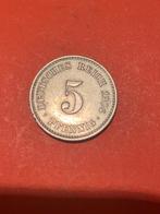 5 pfennig Duitse rijk 1906, Postzegels en Munten, Munten | Europa | Niet-Euromunten, Ophalen, Duitsland, Losse munt