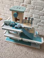 Houten garage, Kinderen en Baby's, Speelgoed | Houten speelgoed, Ophalen, Zo goed als nieuw, Overige typen