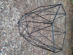 Leuk geonetrisch draadmandje/ tafeltje, Ophalen, Minder dan 45 cm, Minder dan 55 cm, Metaal of Aluminium