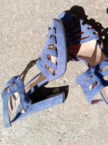 Peter Fox suède gladiator cage designer pumps  beschikbaar voor biedingen
