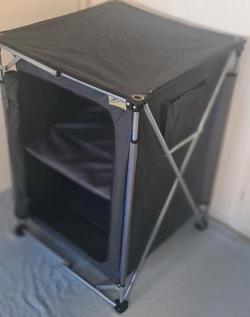 Bardani camping kast Opvouwbaar
2 opbergvakken afsluitbare, Caravans en Kamperen, Kampeermeubelen, Zo goed als nieuw, Campingkast