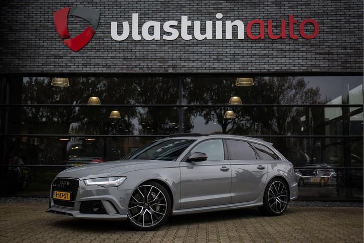 Audi RS6 Avant 4.0 TFSI RS 6 quattro Performance , Nardo gri, Auto's, Audi, Bedrijf, Te koop, RS6, 360° camera, 4x4, ABS, Achteruitrijcamera