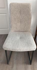 Eetkamerstoelen wit / grijs gemeleerd, Wit, Ophalen of Verzenden, Zo goed als nieuw, Vier