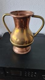 Vaas rood en geel koper, Antiek en Kunst, Ophalen of Verzenden, Koper