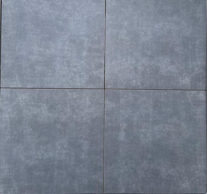 Topkwaliteit Kera-beton 60x60x4 Starter One Smoke, Tuin en Terras, Tegels en Klinkers, Nieuw, Terrastegels, Keramiek, 10 m² of meer