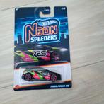 hot wheels neon speeders ford focus rs, Ophalen of Verzenden, Nieuw, Auto